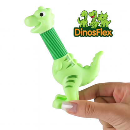 Set 3 Dinosaurios Flexibles Sensoriales